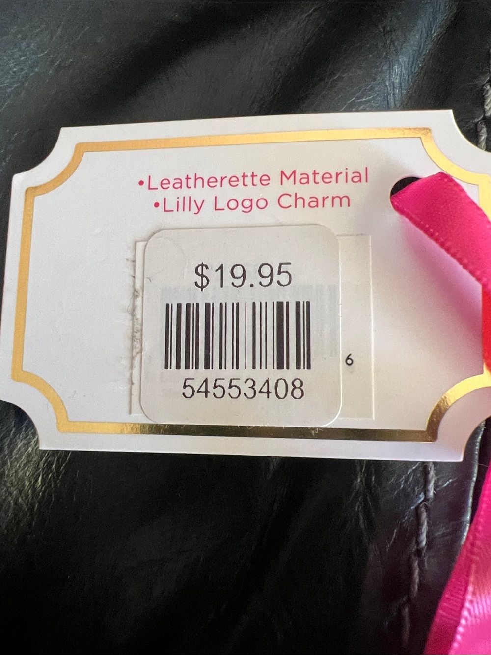 Lilly Pulitzer Pink Floral Bottle Opener & Leatherette Keychain - Picture 4 of 5